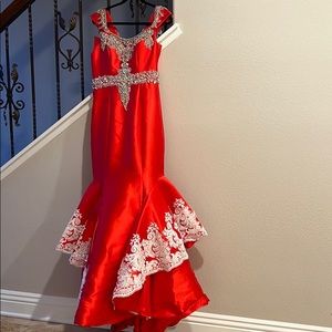Stunning red Jovani dress size 8